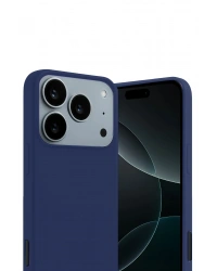 Newface Apple iPhone 17 Pro First Silikon - Lacivert