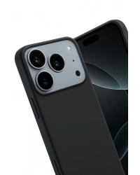 Newface Apple iPhone 17 Pro First Silikon - Siyah