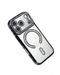 Newface Apple iPhone 17 Pro Joke Simli Magneticsafe Kılıf - Siyah