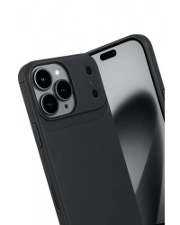 Newface Apple iPhone 17 Pro Max Auto Focus Karbon Kapak - Siyah