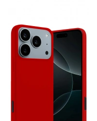 Newface Apple iPhone 17 Pro Max First Silikon - Kırmızı