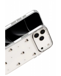 Newface Apple iPhone 17 Pro Max Fiyonk Desenli Kapak - Desen 1