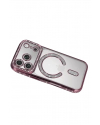 Newface Apple iPhone 17 Pro Max Joke Simli Magneticsafe Kılıf - Pembe