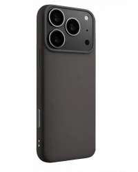 Newface Apple iPhone 17 Pro Max Nano içi Kadife Silikon - Gri