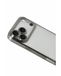 Newface Apple iPhone 17 Pro Max Razer Lensli Silikon - Titan Gri