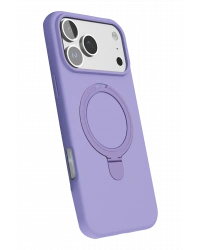 Newface Apple iPhone 17 Pro Max Regal Magsafe Standlı Kapak - Lila