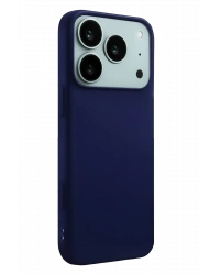 Newface Apple iPhone 17 Pro Nano içi Kadife Silikon - Lacivert