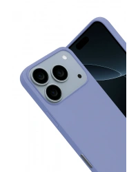 Newface Apple iPhone 17 Pro Nano içi Kadife Silikon - Lila