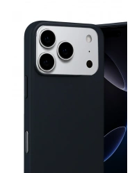 Newface Apple iPhone 17 Pro Nano içi Kadife Silikon - Siyah