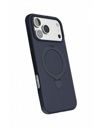 Newface Apple iPhone 17 Pro Regal Magsafe Standlı Kapak - Lacivert