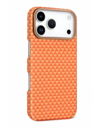 Newface Apple iPhone 17 Pro Vega Magsafe Kapak - Parlak Turuncu