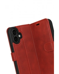 Newface Apple iPhone 17 Trend S Plus Kapaklı Kılıf - Kırmızı