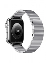 Newface Apple Watch 38mm KR404 Huks Kordon - Gümüş