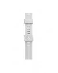 Newface Apple Watch 38mm KR408 Çizgili Silikon Kordon - Beyaz