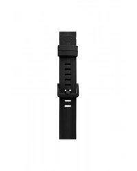 Newface Apple Watch 38mm KR408 Çizgili Silikon Kordon - Siyah