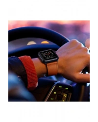 Newface Apple Watch 38mm KR415 Luaz Deri Kordon - Kahverengi