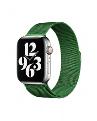 Newface Apple Watch 38mm Metal Mıknatıslı Kordon - Yeşil