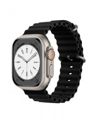 Newface Apple Watch 38mm Ocean Kordon - Siyah