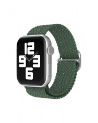 Newface Apple Watch 38mm Star Kordon - Benekli Koyu Yeşil