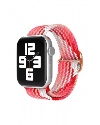 Newface Apple Watch 38mm Star Kordon - Pembe-Kırmızı