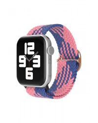 Newface Apple Watch 38mm Star Kordon - Pembe-Mavi