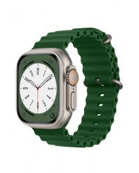 Newface Apple Watch 42mm Ocean Kordon - Koyu Yeşil