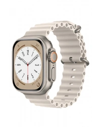 Newface Apple Watch 42mm Ocean Kordon - Krem