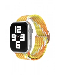 Newface Apple Watch 42mm Star Kordon - Turuncu-Sarı