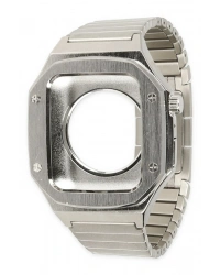 Newface Apple Watch 44mm KR409 Metal Kordon - Gümüş