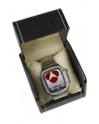 Newface Apple Watch 45mm KR409 Metal Kordon - Gümüş