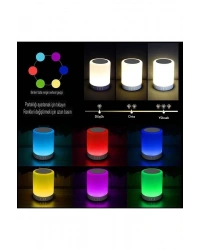 Newface CL-671 Şarjlı Dokunmatik Gece Lambalı Bluetooth Hoparlör