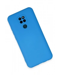 Newface General Mobile GM 20 Kılıf Nano içi Kadife Silikon - Mavi