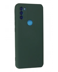 Newface General Mobile GM 21 Plus Kılıf Nano içi Kadife Silikon - Koyu Yeşil