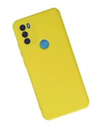 Newface General Mobile GM 21 Plus Kılıf Nano içi Kadife Silikon - Sarı