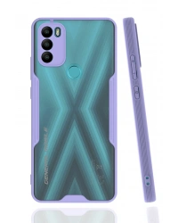 Newface General Mobile GM 21 Plus Kılıf Platin Silikon - Lila