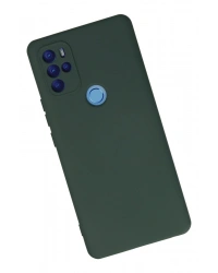 Newface General Mobile GM 21 Pro Kılıf Nano içi Kadife Silikon - Koyu Yeşil