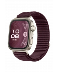 Newface Huawei Fit 4 Braid Kordon - Mürdüm