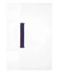 Newface Huawei Fit 4 Hasırlı Cırtcırtlı Kordon - Lacivert-Turuncu