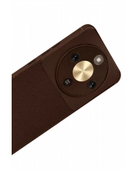 Newface Huawei Honor Magic 8 Lite Auto Focus Karbon Kapak - Kahverengi