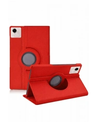 Newface Huawei Honor Pad X9A 360 Tablet Deri Kılıf - Kırmızı
