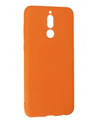 Newface Huawei Mate 10 Lite Kılıf Nano içi Kadife Silikon - Turuncu