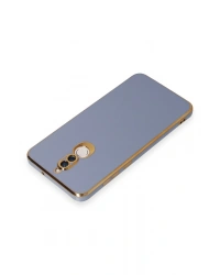 Newface Huawei Mate 10 Lite Kılıf Volet Silikon - Mavi