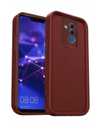 Newface Huawei Mate 20 Lite Kılıf Viera Silikon - Bordo