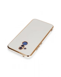 Newface Huawei Mate 20 Lite Kılıf Volet Silikon - Beyaz