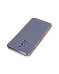 Newface Huawei Mate 20 Lite Kılıf Volet Silikon - Mavi