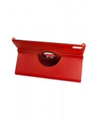 Newface Huawei MatePad SE 11 Kılıf 360 Tablet Deri Kılıf - Kırmızı