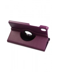 Newface Huawei MatePad SE 11 Kılıf 360 Tablet Deri Kılıf - Mürdüm