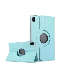 Newface Huawei MatePad SE 11 Kılıf 360 Tablet Deri Kılıf - Turkuaz