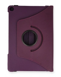 Newface Huawei MatePad T10S 10.1 Kılıf 360 Tablet Deri Kılıf - Mürdüm