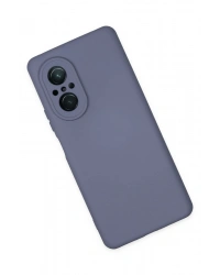 Newface Huawei Nova 9 SE Kılıf Nano içi Kadife Silikon - Gri